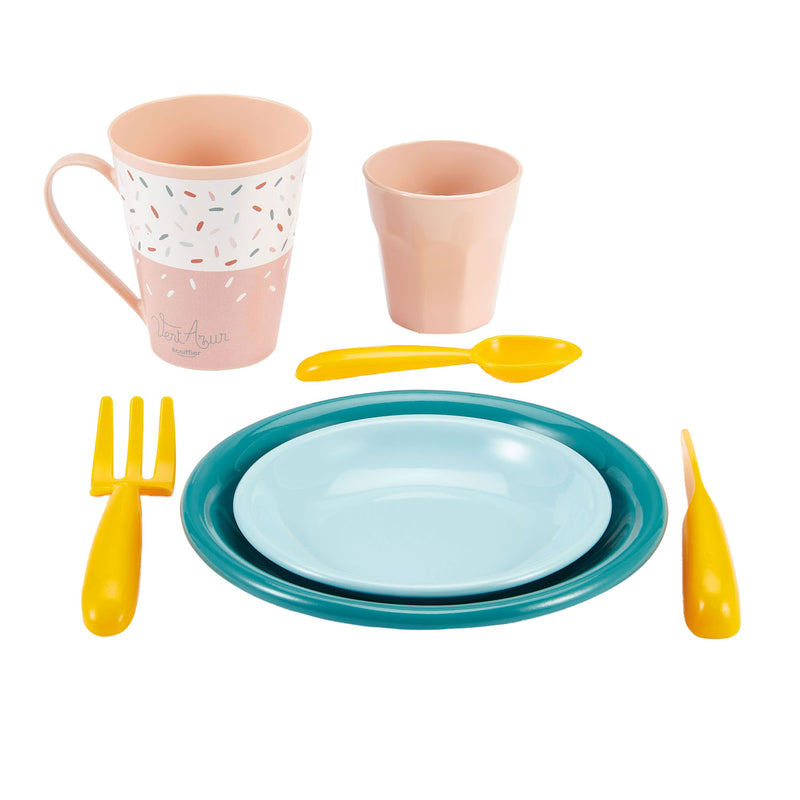 Load image into Gallery viewer, Écoiffier ecoiffier vert azur picknick speelset met kartonnen picknickmand - 32dlg.