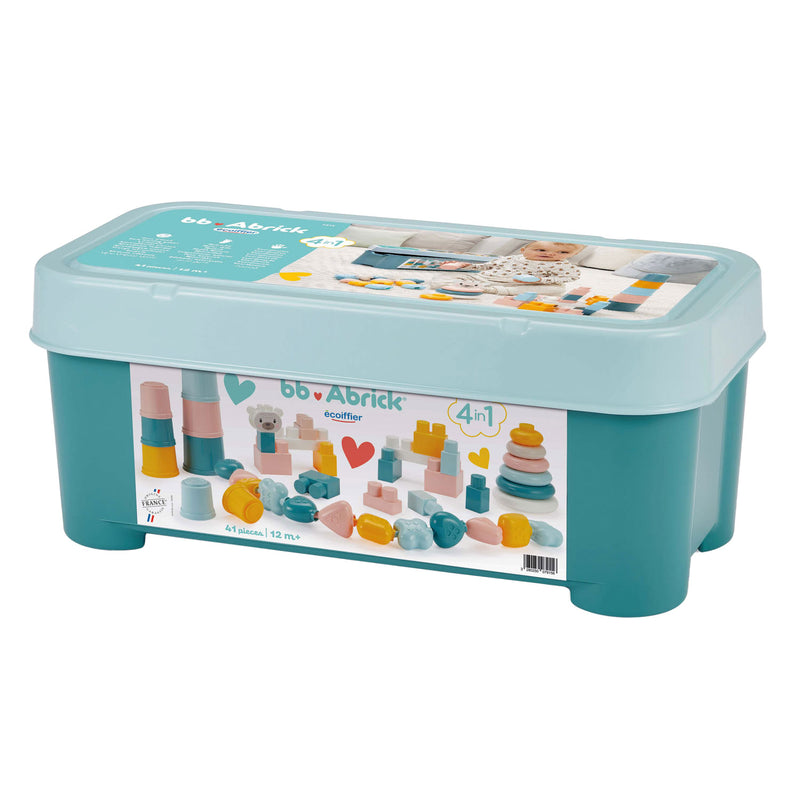 Load image into Gallery viewer, Abrick babyspeelgoed 4in1 speelset in opbergbox, 41dlg.