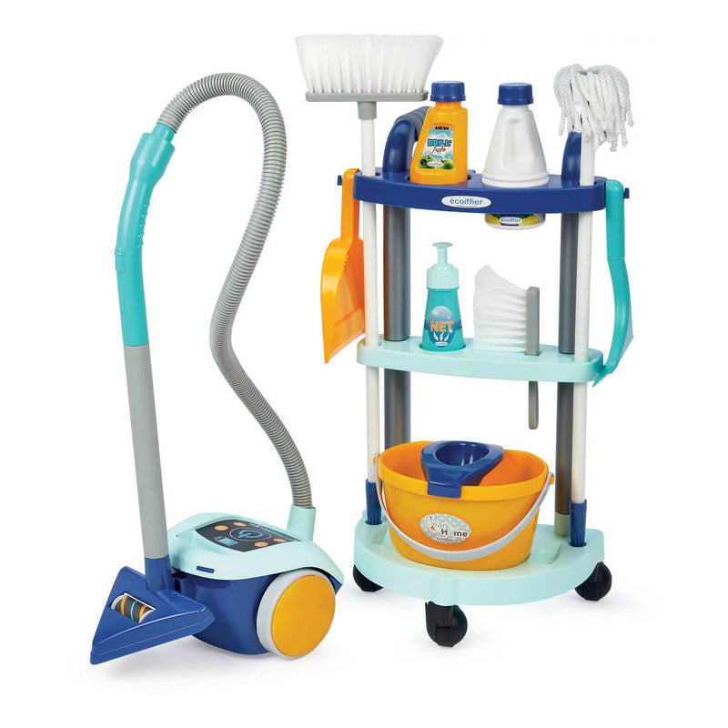 Load image into Gallery viewer, Écoiffier ecoiffier clean home schoonmaakkar met stofzuiger