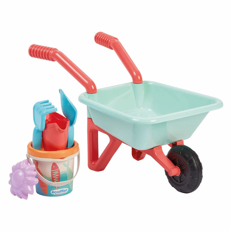 Load image into Gallery viewer, Ecoiffier kruiwagen met accessoires - 7dlg.
