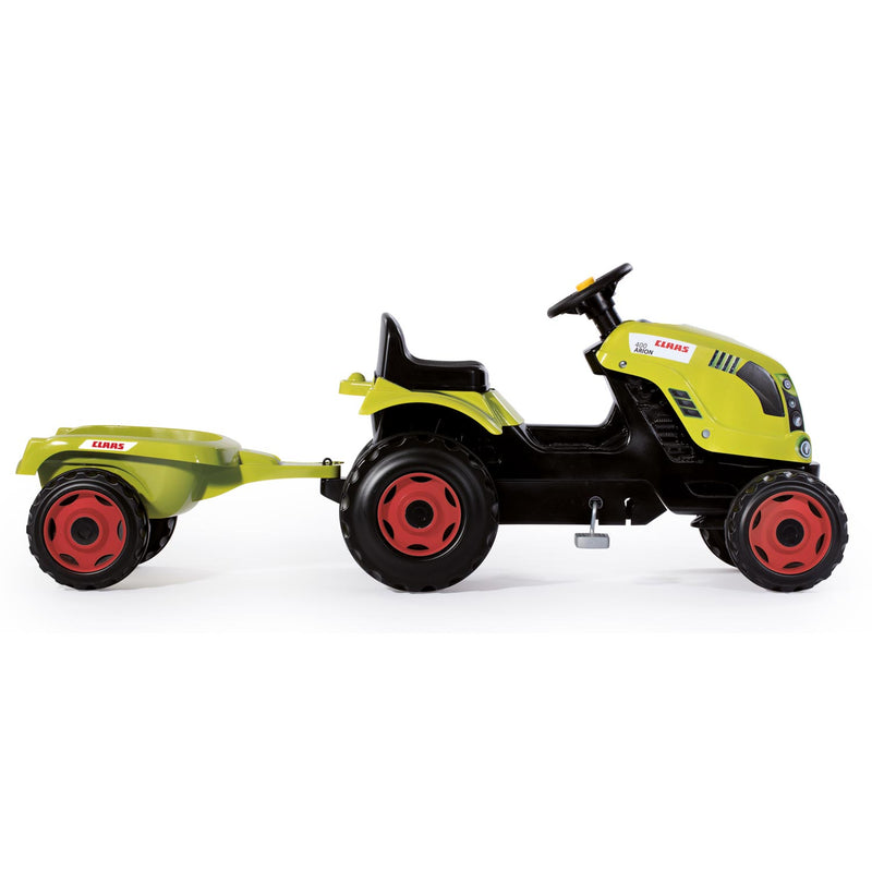 Load image into Gallery viewer, Smoby tractor claas met trailer