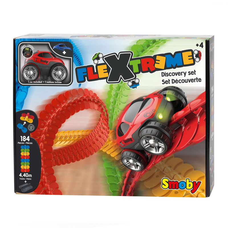Load image into Gallery viewer, Smoby Flextreme Discovery Racebaan Set, 184dlg.