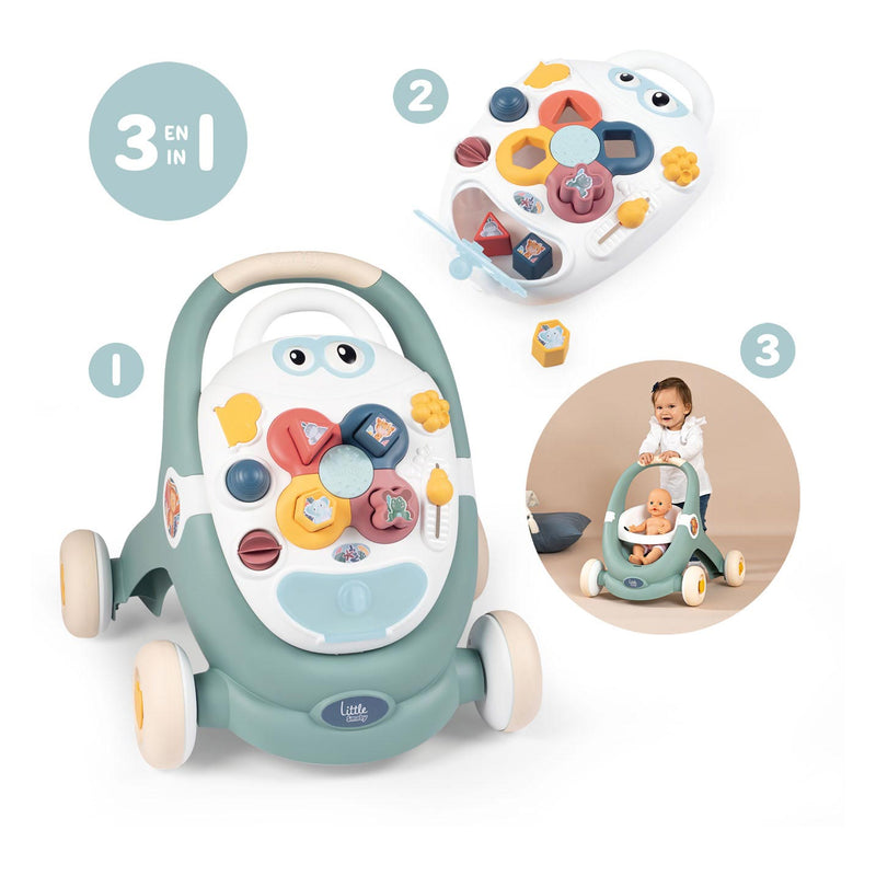 Load image into Gallery viewer, Smoby Little Baby 3in1