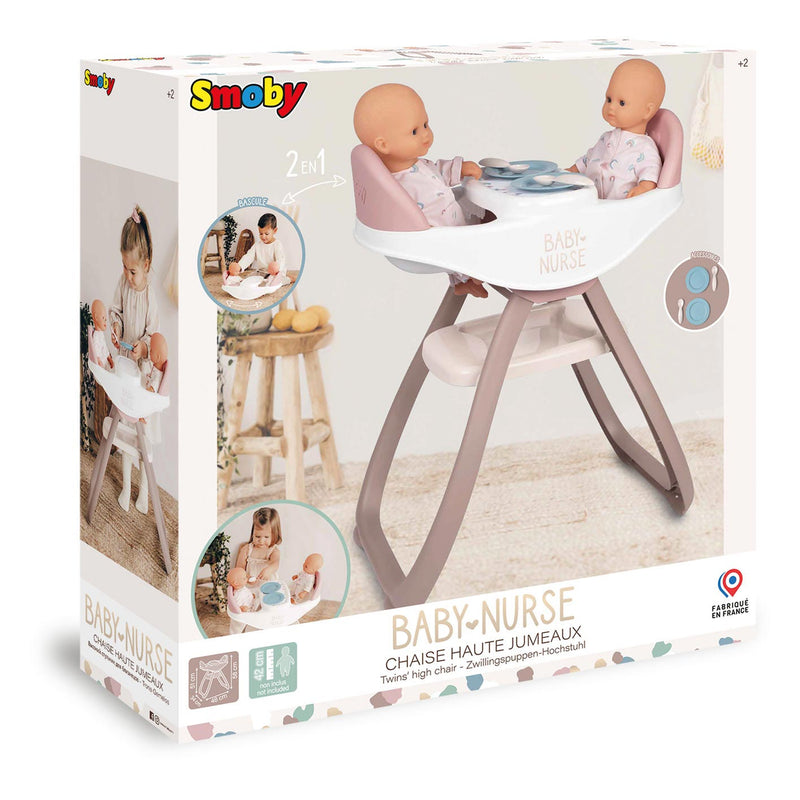 Load image into Gallery viewer, Smoby Baby Nurse Babystoel voor 2 Poppen