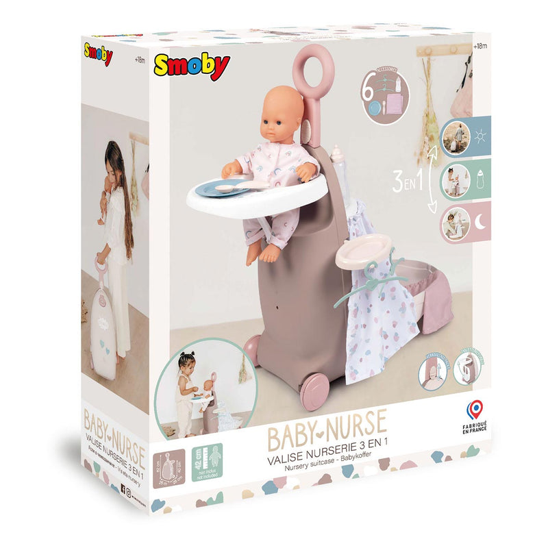 Load image into Gallery viewer, Smoby - Baby Nurse Verzorgingstrolley 3in1