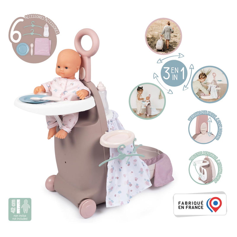 Load image into Gallery viewer, Smoby - Baby Nurse Verzorgingstrolley 3in1