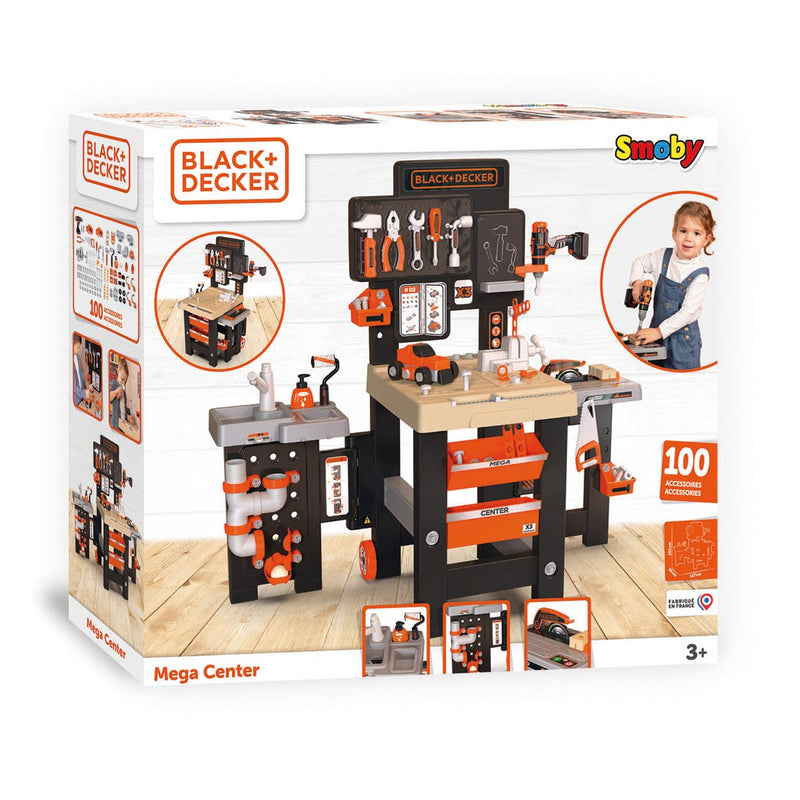 Load image into Gallery viewer, Smoby Black Decker Mega Center, 100dlg.