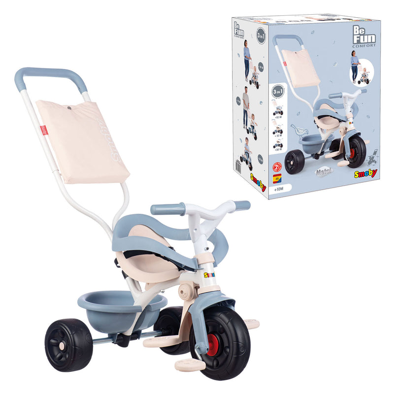 Load image into Gallery viewer, Smoby be fun comfort drie wieler blauw