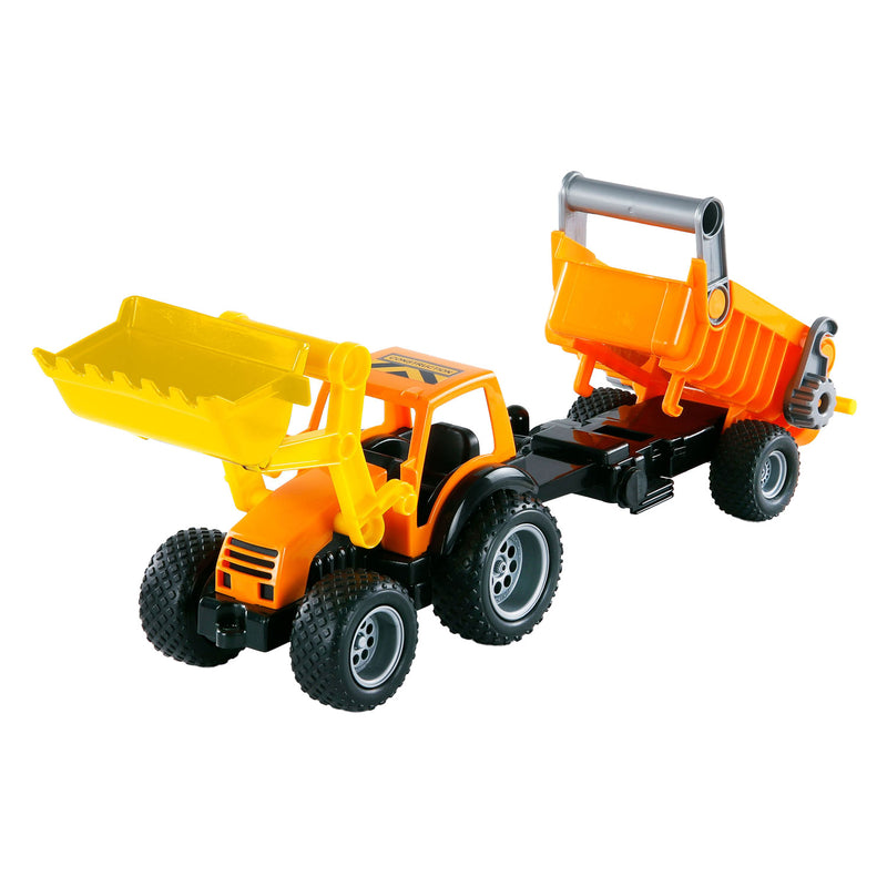 Load image into Gallery viewer, Cavallino Tractor met Voorlader en Aanhanger