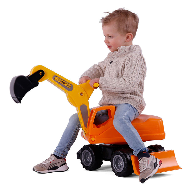 Load image into Gallery viewer, Cavallino mega graafmachine loopauto oranje, 79cm