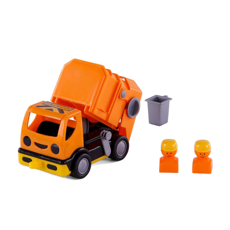 Load image into Gallery viewer, Cavallino mijn eerste vuilniswagen oranje, 19cm