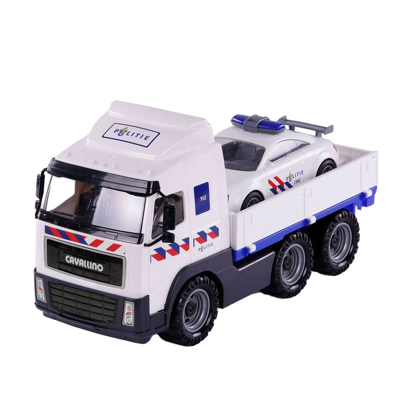 Load image into Gallery viewer, Cavallino politievrachtwagen en politieauto, schaal 1:16