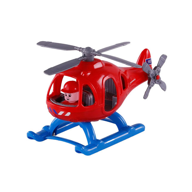 Load image into Gallery viewer, Cavallino brandweerhelikopter met speelfiguur, 29,5cm