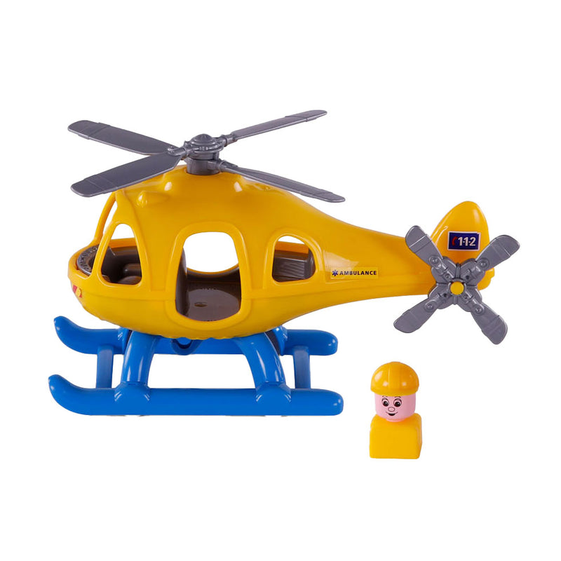 Load image into Gallery viewer, Cavallino ambulance helikopter met speelfiguur, 29,5cm