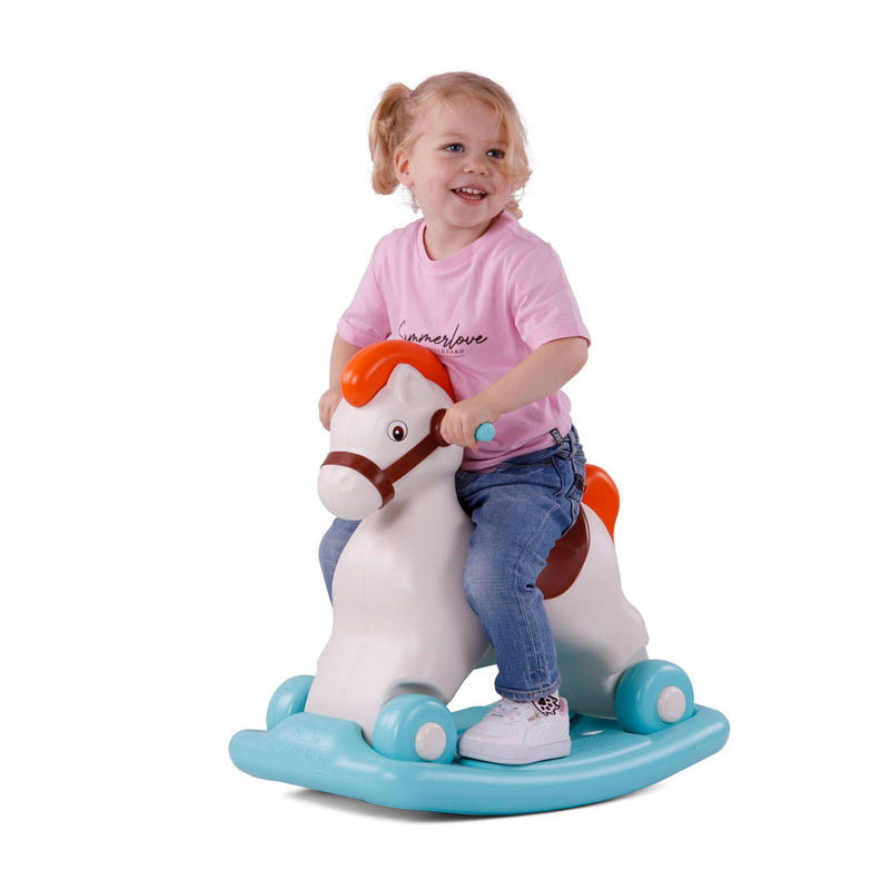 Load image into Gallery viewer, Cavallino safari schommelpaard en loopauto
