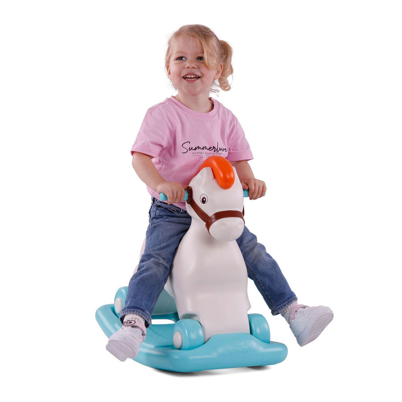 Load image into Gallery viewer, Cavallino safari schommelpaard en loopauto