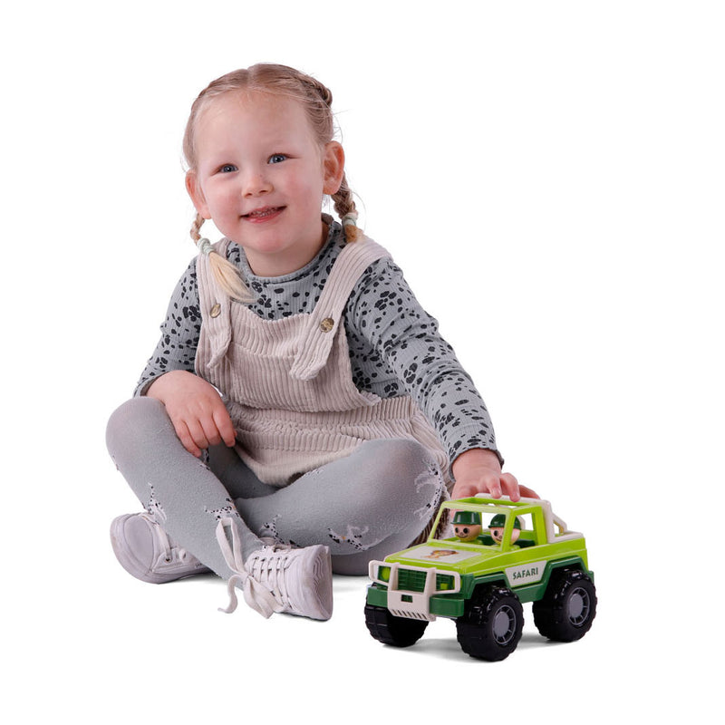 Load image into Gallery viewer, Cavallino jeep groen met 2 speelfiguren