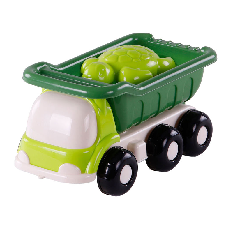 Load image into Gallery viewer, Cavallino strand kiepwagen met 4 zandvormen groen