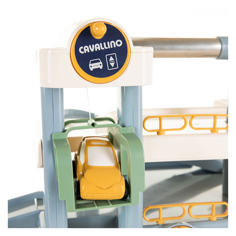 Load image into Gallery viewer, Cavallino luxe garage met auto's pastelkleuren