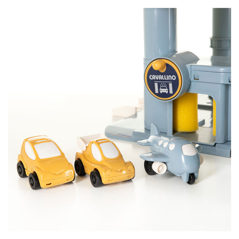 Load image into Gallery viewer, Cavallino garage toren met 7 verdiepingen en auto's pastelkleuren