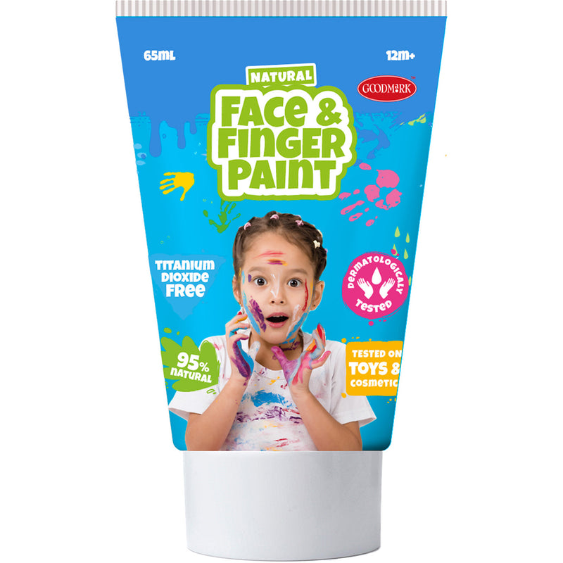 Load image into Gallery viewer, Boti natural face fingerpaint tube - blauw en roze, 2x65ml