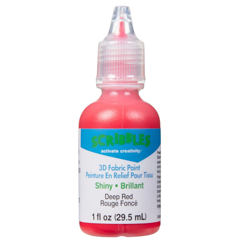 Load image into Gallery viewer, Scribbles • 3d textielverf glanzend 29,5ml dieprood