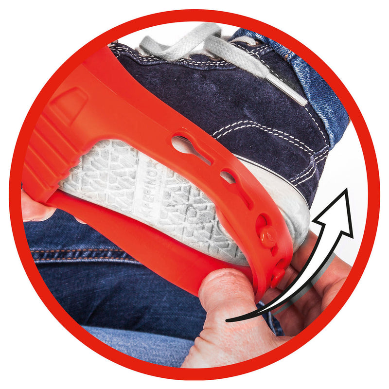 Load image into Gallery viewer, Big schoenbeschermers rood, maat 21-27