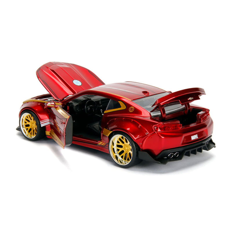 Load image into Gallery viewer, Jada toys - marvel ironman 2016 chevy camaro ss - 1:24 - die-cast - vanaf 8 jaar - speelgoedvoertuig