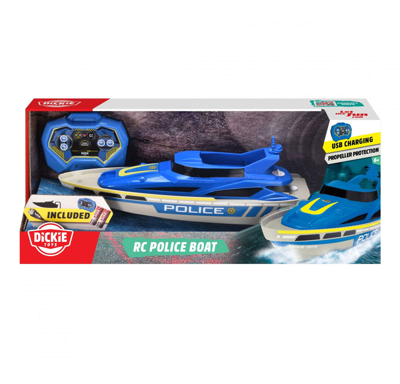 Load image into Gallery viewer, Dickie RC Bestuurbare Politieboot RTR