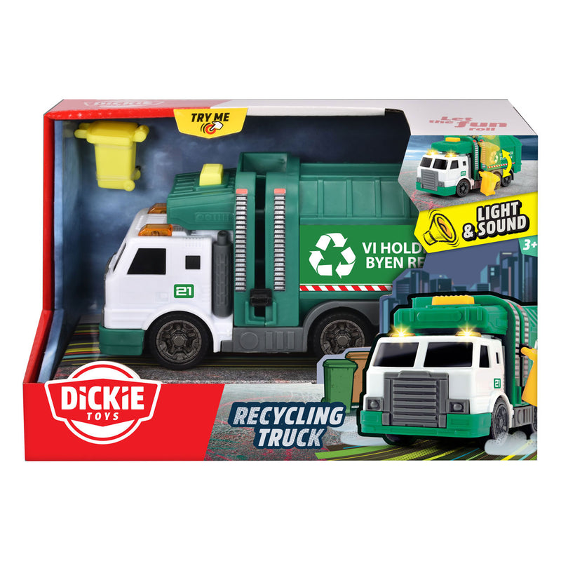 Load image into Gallery viewer, Dickie Recycle Vrachtwagen met Licht en Geluid