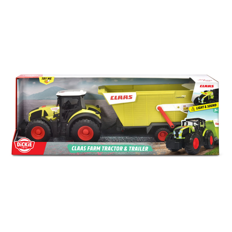 Load image into Gallery viewer, Dickie claas tractor met kieptrailer