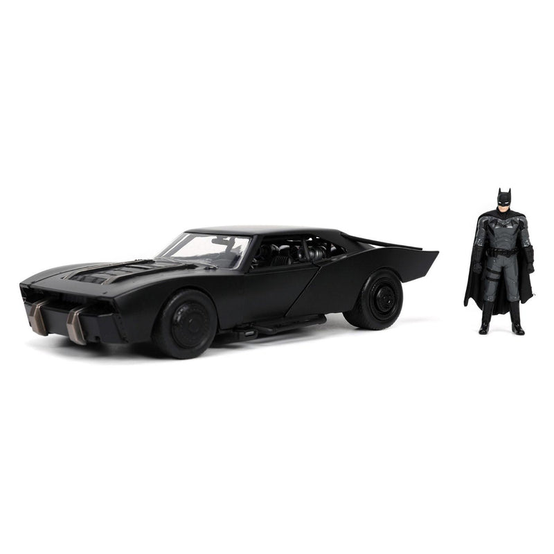 Load image into Gallery viewer, Jada Batman met Die-cast Batmobile Auto 1:24