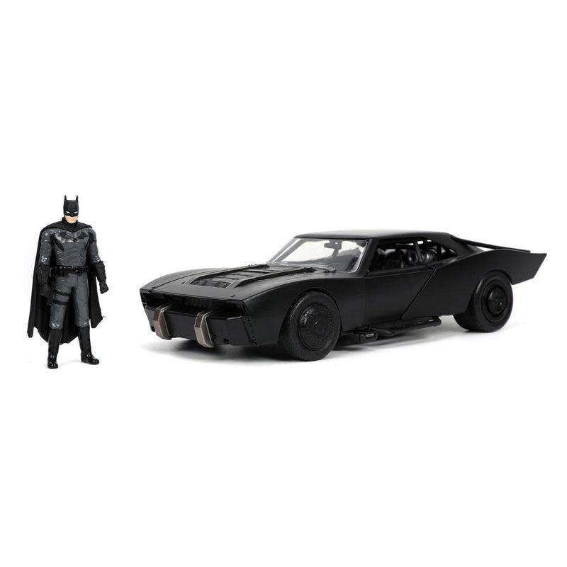 Load image into Gallery viewer, Jada Batman met Die-cast Batmobile Auto 1:24