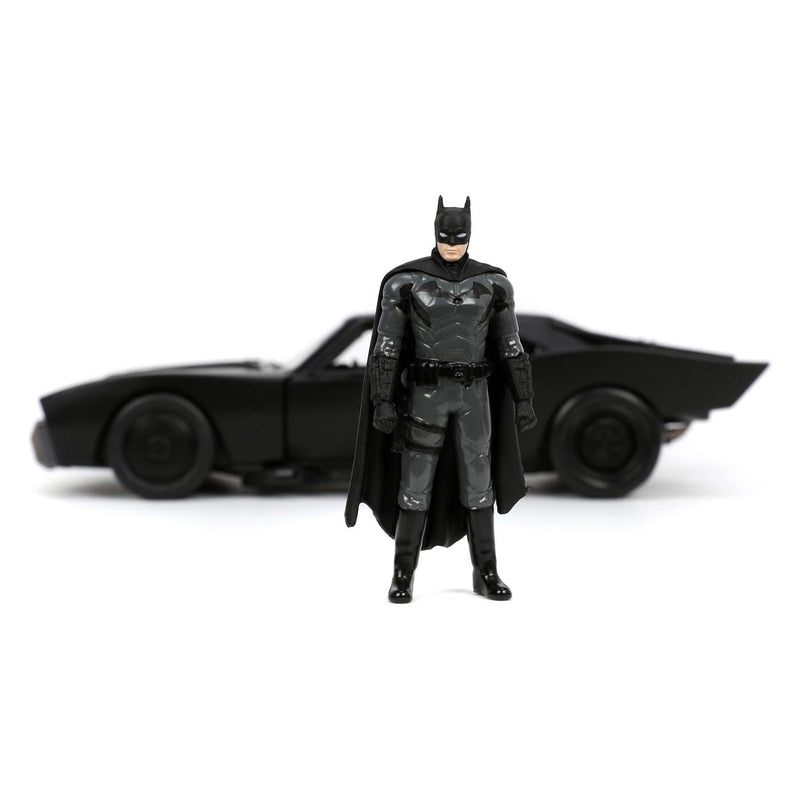 Load image into Gallery viewer, Jada Batman met Die-cast Batmobile Auto 1:24
