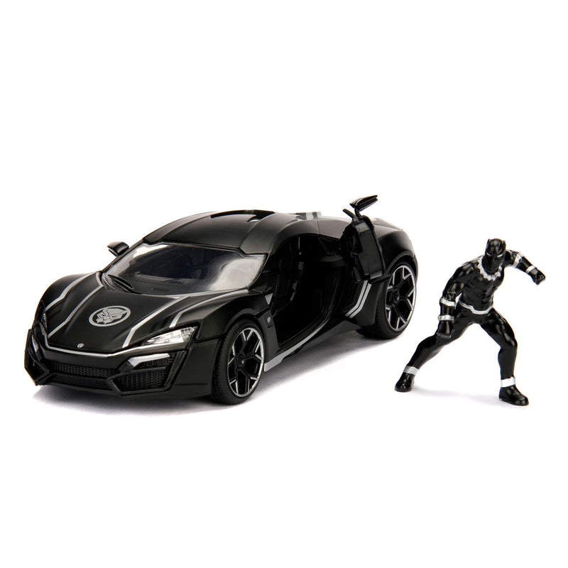 Load image into Gallery viewer, Jada toys jada die-cast avengers black panther met auto 1:24