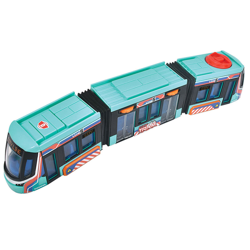 Load image into Gallery viewer, Dickie toys - siemens tram - 41,5 cm - stuurmechanisme op het dak - vanaf 3 jaar - speelgoedvoertuig