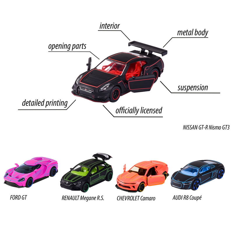 Load image into Gallery viewer, Majorette Light Racers Auto's Giftpack, 5st.