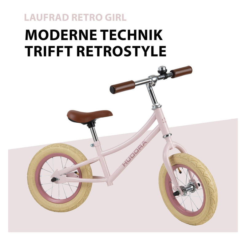 Load image into Gallery viewer, Hudora Loopfiets Vintage Roze