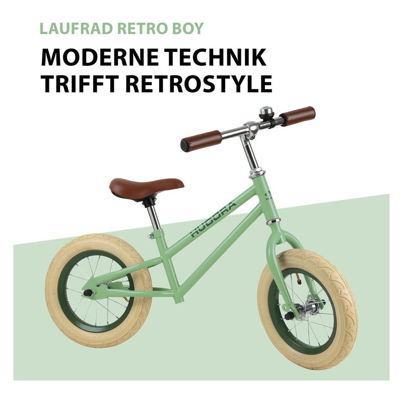 Load image into Gallery viewer, Hudora loopfiets vintage groen