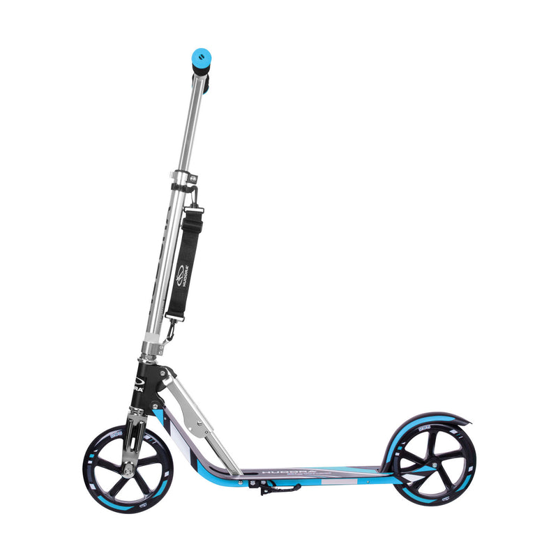 Afbeelding laden in galerijviewer, Hudora scooter big wheel step rx205 - zwart blauw
