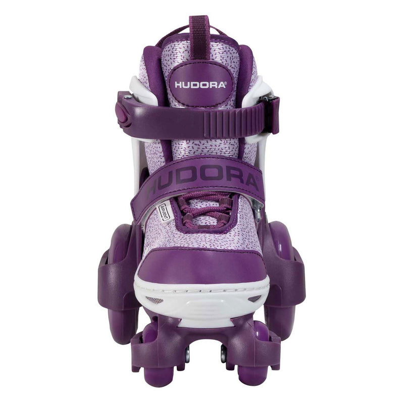 Load image into Gallery viewer, Hudora rolschaatsen my first quad paars, maat 30-33