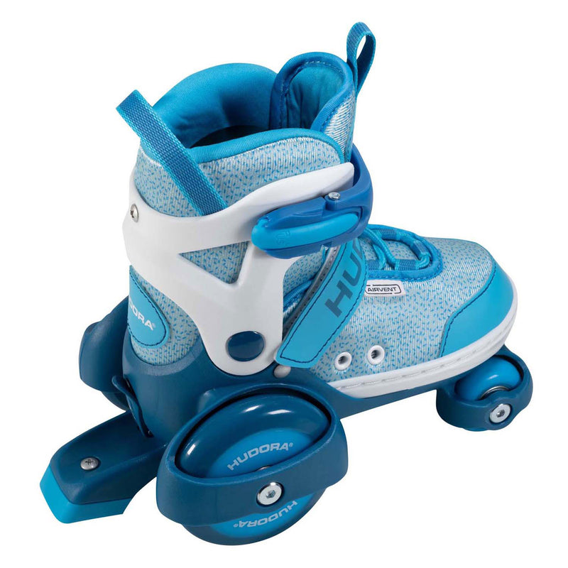 Load image into Gallery viewer, Hudora rolschaatsen my first quad blauw, maat 26-29