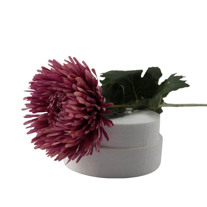 Afbeelding laden in galerijviewer, Mansion atmosphere kunstbloem chrysant roze 91x19x19cm