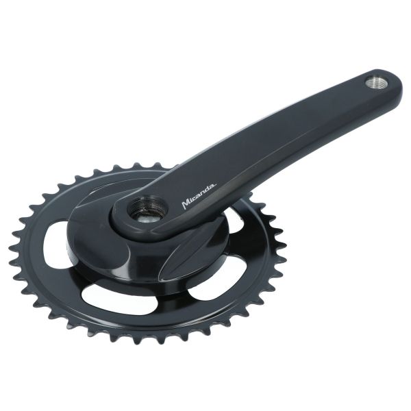 Load image into Gallery viewer, Miranda delta crankstel 38t +disc 9.5cm zwart