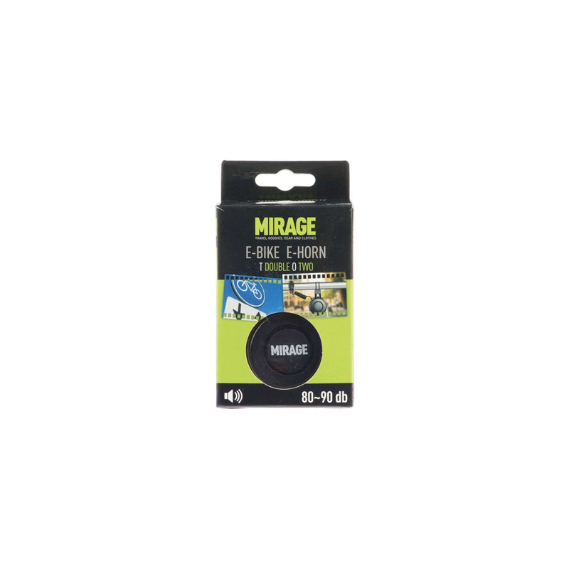 Load image into Gallery viewer, Mirage Fietshoorn T-002 80 90dB 6,5 cm ABS PC zwart 2-delig