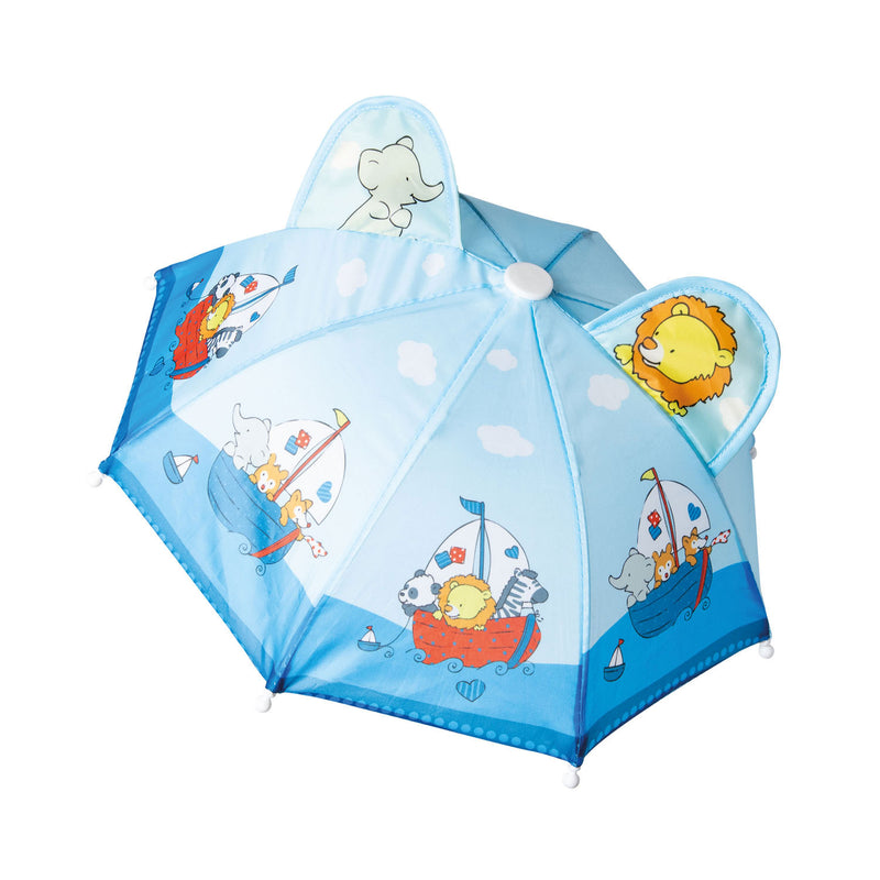 Load image into Gallery viewer, Poppen Regencape met Paraplu en Laarzen, 28-35 cm