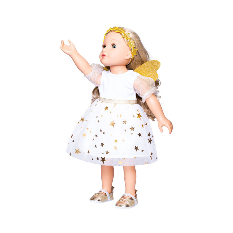 Load image into Gallery viewer, Heless poppenjurk engel met sterren, 28-35 cm