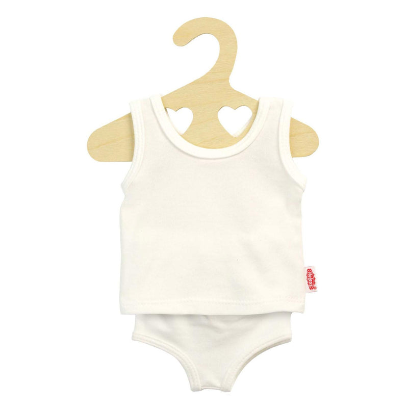 Load image into Gallery viewer, Heless poppenonderbroek en -hemd wit, 28-35 cm