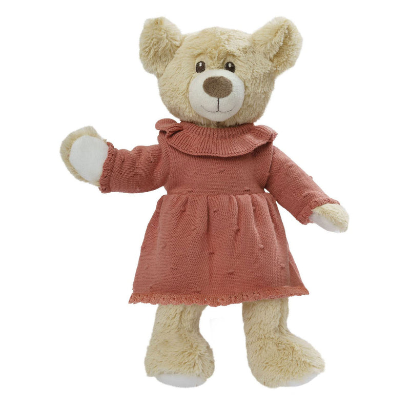 Load image into Gallery viewer, Heless poppen brei jurk perzik, 35-45 cm