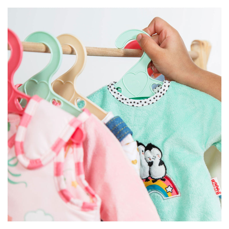 Load image into Gallery viewer, Heless poppenhangers pastelkleuren - 6st.